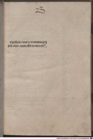 Epistulae familiares : mit Gedicht auf Maria 'Virgo theutonicis ...'