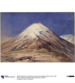 Der Gipfel des Vulkans Popocatepetl
