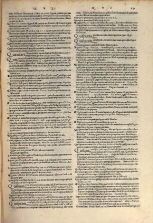 Dictionarium Seu Thesaurus Latinae Linguae : Non singulas dictiones modo continens, sed integras quoque Latinè & loquendi, & scribendi formulas ex optimis quibusque authoribus, ea quidem accessione, ut nihil propemodum observatu dignum sit apud Oratores, Historicos, Poetas, omnis denique generis scriptores, quod hîc non promptum paratumq[ue] habeat. 3, [Q - ZY]