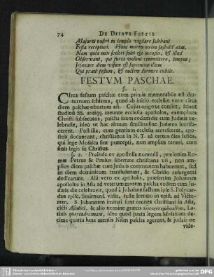 Festum Paschae