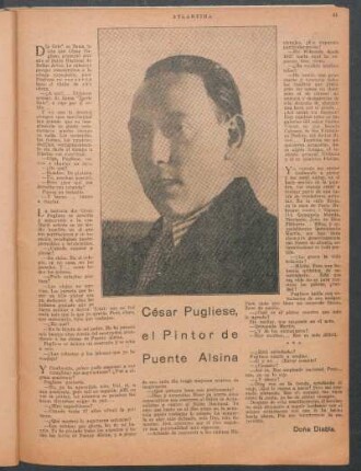 César Pugliese, el pintor de Puente Alsina