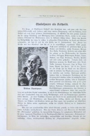 Shakespeare als Katholik