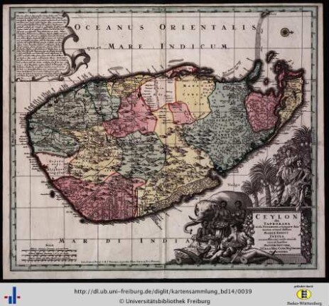 Ceylon olim Taprobana.