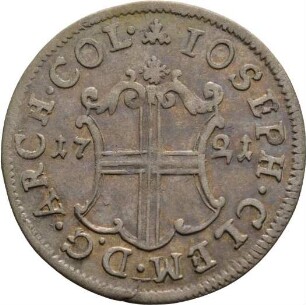 Münze, 2 Albus, 1721
