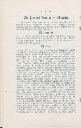 Von Plön nach Preetz an der Schwentine.