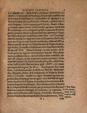 Tho. Reinesii De Palatio Lateranensi Eivsqve Comitiva Commentatio Parergica : e museo Bosiano primum edita