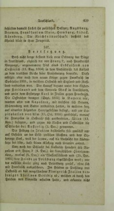 147. Fortsetzung