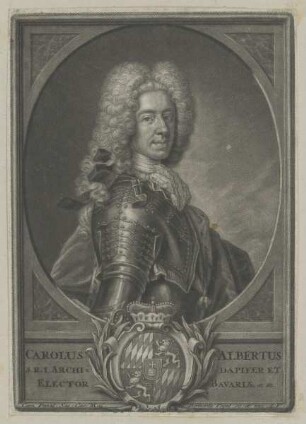 Bildnis des Carolus Albertus Archidapifer et Elector Bavariae