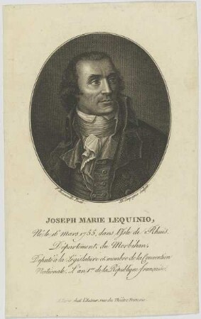 Bildnis des Joseph Marie Lequinio