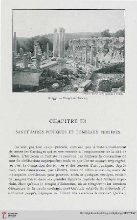 Chapitre III: Sanctuaires puniques et tombeaux berbères