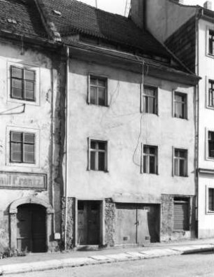 Görlitz-Altstadt, Langenstraße 14. Wohnhaus (nach 1717). Straßenansicht