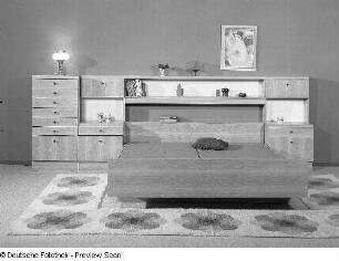 Flachstrecke mit integriertem Doppelbett