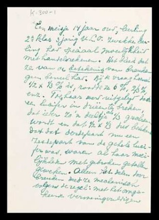 [Postkarte von Ads. van Gelderen vermutlich an Otto Selz]