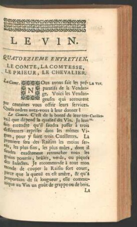Quatorzième entretien.