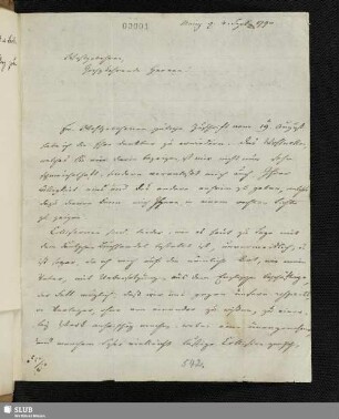 Nr. 1-11: Forster an die Vossische Buchhandlung. 1790.