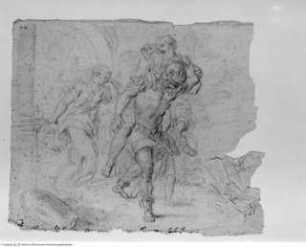 Concorso Accademico 1707, Prima Classe: Pius Aeneas - Äneas flüchtet mit Anchises und Ascanius aus Troja (prova ex tempore)