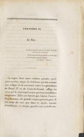 Chapitre II. La Rue