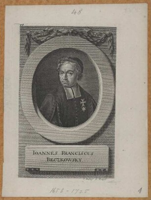 Bildnis des Ioannes Franciscus Beczkowsky