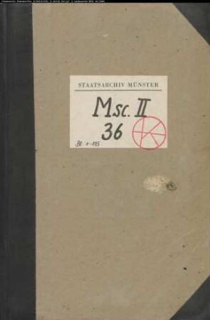 Landurteile westfälischer Gogerichte (Abschriften)