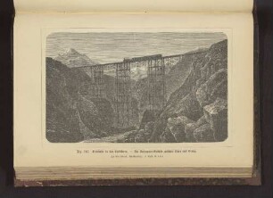 Fig. 142. Eisenbahnen in den Cordilleren. - Der Varragnas-Viadukt zwischen Lima und Oroya
