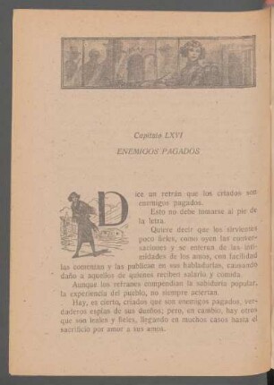Capítulo LXVI - Enemigos pagados