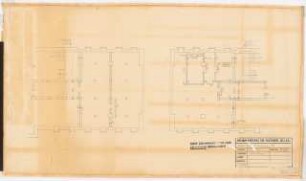 Reichsluftfahrtministerium, Berlin: Teilgrundriss V4 (Sockelgeschoss) 1:100