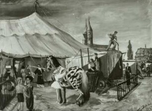 Der Berliner Circus Barlay in Magdeburg