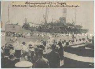 Austausch von Kriegsgefangenen in Sassnitz
