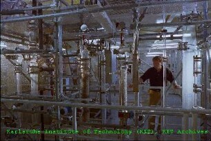 Drehrohranlage GUSTAV zur Untersuchung der thermischen Abfallverwertung am Institut für Technische Chemie/Chemisch-Physikalische Verfahren (ITC/CPV)