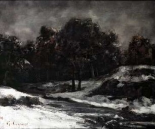 Winterlandschaft bei Ornans