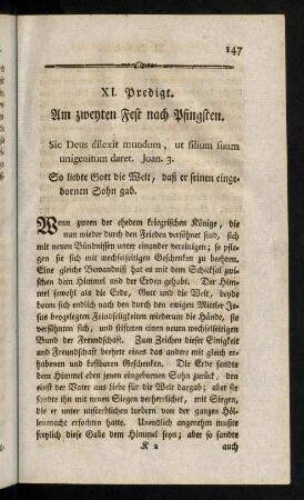 147-159, Am zweyten Pfingsttage.