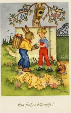 Oster-Postkarte