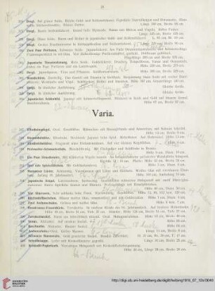 Varia (Nr. 387-407)