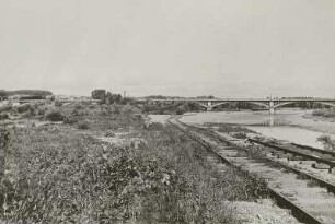 Vichy (Frankreich). Schotterfelder im Allier