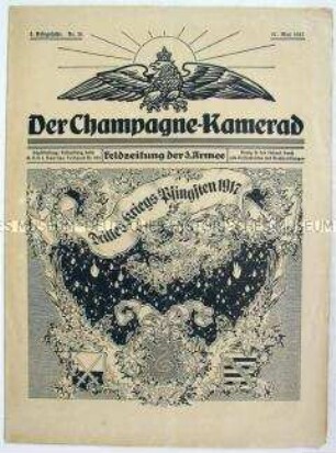 Kriegszeitung der 3. Armee von der Westfront "Der Champagne-Kamerad"