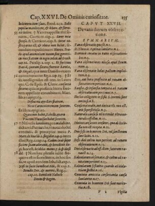 Caput XXVII. De vana dierum observatione