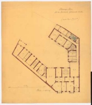 Wohnhaus Gitschiner Straße 108, Berlin-Kreuzberg: Grundriss 1:100