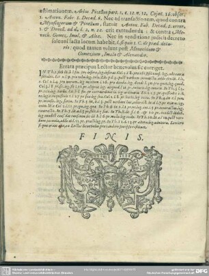 Errata praecipua Lector benevolus sic corriget