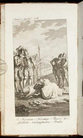 O, Herrmann! Herrmann! Theuerer unglücklicher, wiedergefundener Bruder.