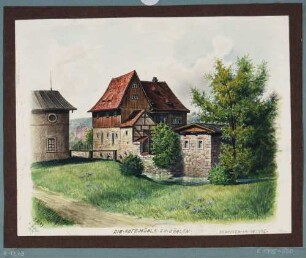 Die Rote Mühle in Döhlen (Freital) im Plauenschen Grund