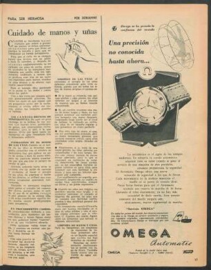 Cuidado de manos y uñas : Para ser más hermosa