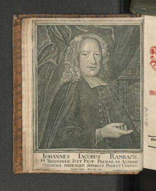 Iohannes Iacobus Rambach, ...