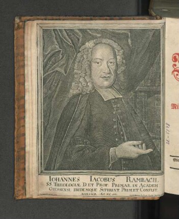 Iohannes Iacobus Rambach, ...