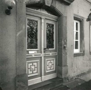 Penig, Pfarrberg 8. Pfarrhof (1701/1800). Hauseingang