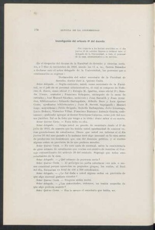 Investigación del artículo 4° del decreto