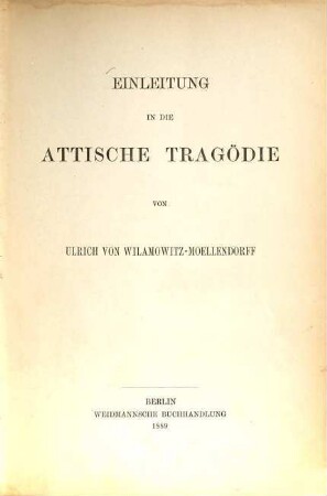 Euripides, Herakles, 1. Einleitung in die attische Tragödie