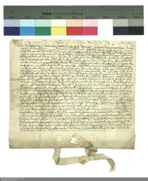 Gütertausch zwischen Balthasar [von Dernbach], Abt, und dem Dechanten und Kapitel von Fulda