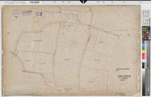 Weetfeld (Hamm), Umlegung Weetfeld, Bl. 9 Zuteilungskarte Westerbönen Flur 4