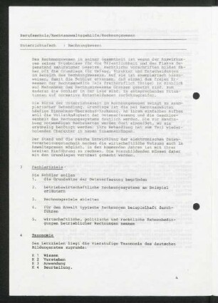 4 Taxonomie