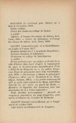 Dagnaud (le révérend père Pierre) - Dyèvre (Pol-Marie)